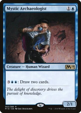 Mystic Archaeologist [Core Set 2019] MTG Single Magic: The Gathering  | Multizone: Comics And Games