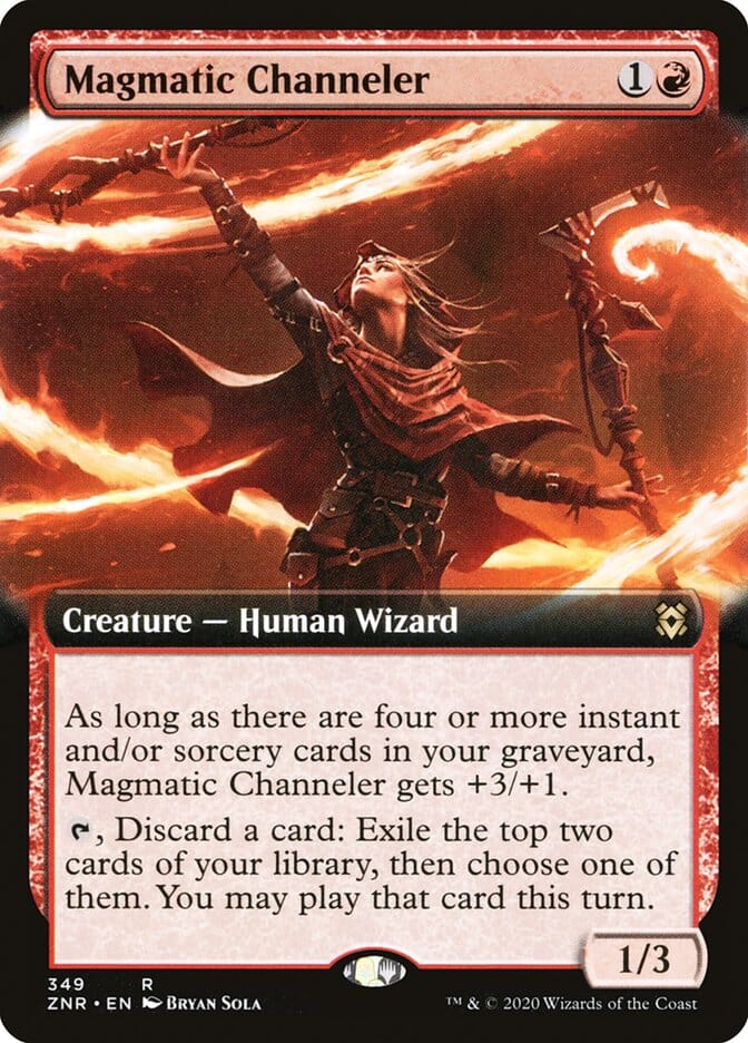 Magmatic Channeler (Extended Art) [Zendikar Rising] MTG Single Magic: The Gathering  | Multizone: Comics And Games