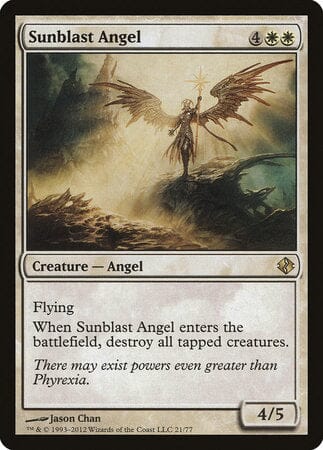 Sunblast Angel [Duel Decks: Venser vs. Koth] MTG Single Magic: The Gathering  | Multizone: Comics And Games