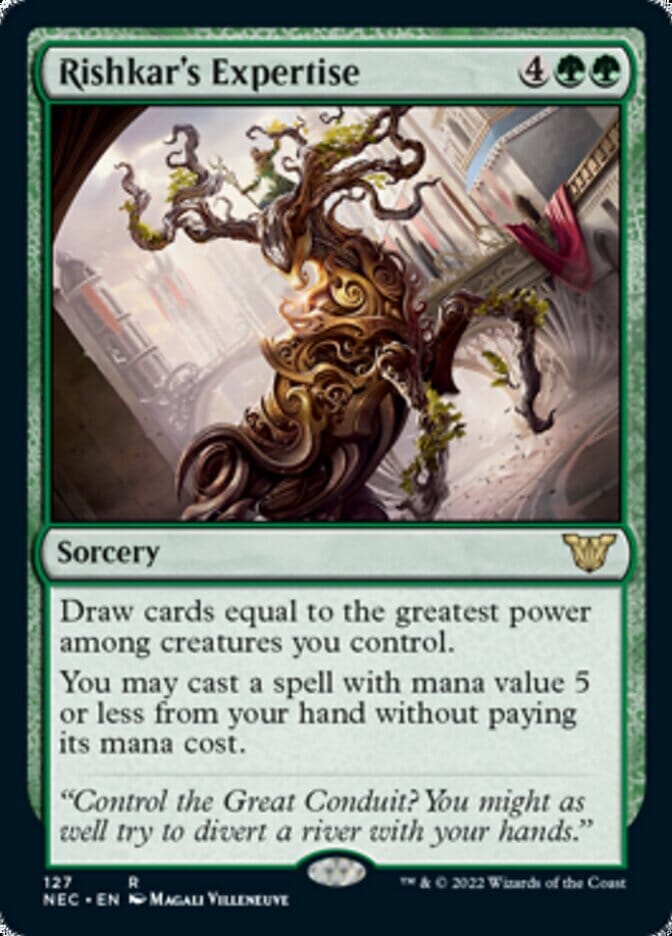 Rishkar's Expertise [Kamigawa: Neon Dynasty Commander] MTG Single Magic: The Gathering  | Multizone: Comics And Games