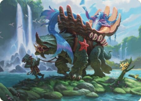 Vodalian Mindsinger Art Card [Dominaria United Art Series] MTG Single Magic: The Gathering  | Multizone: Comics And Games