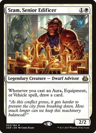 Sram, Senior Edificer [Aether Revolt] MTG Single Magic: The Gathering  | Multizone: Comics And Games