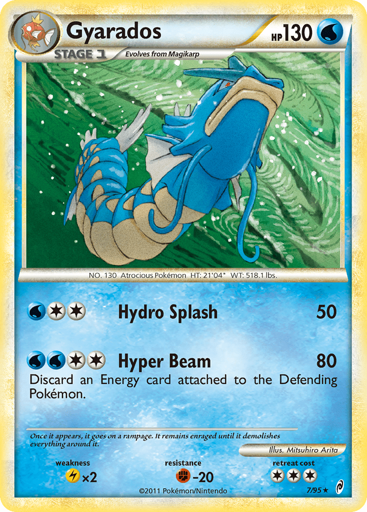 Gyarados (7/95) [HeartGold & SoulSilver: Call of Legends] Pokemon Single Pokémon  | Multizone: Comics And Games