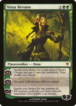 Nissa Revane [Zendikar] MTG Single Magic: The Gathering  | Multizone: Comics And Games