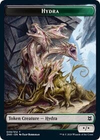 Hydra // Kor Warrior Double-sided Token [Zendikar Rising Tokens] MTG Single Magic: The Gathering  | Multizone: Comics And Games