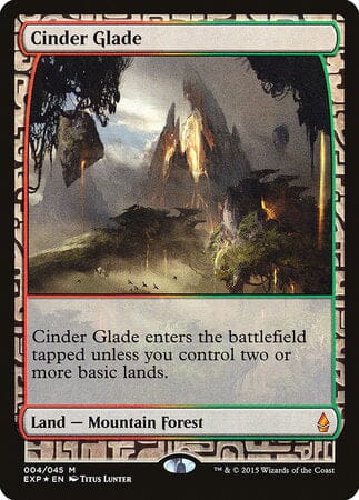 Cinder Glade [Zendikar Expeditions] MTG Single Magic: The Gathering  | Multizone: Comics And Games