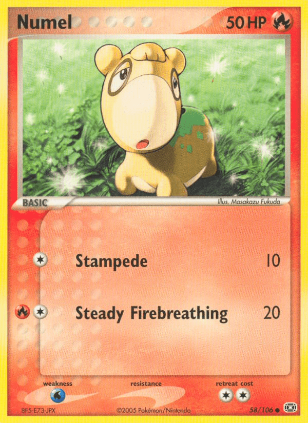 Numel (58/106) [EX: Emerald] Pokemon Single Pokémon  | Multizone: Comics And Games