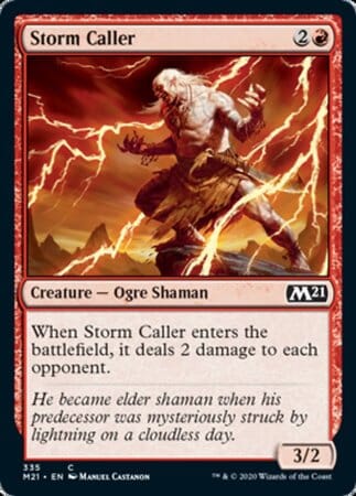 Storm Caller [Core Set 2021] MTG Single Magic: The Gathering  | Multizone: Comics And Games