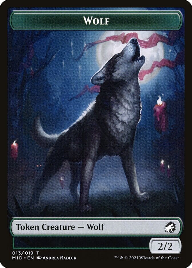 Wolf (013) // Clue (016) Double-sided Token [Challenger Decks 2022 Tokens] MTG Single Magic: The Gathering  | Multizone: Comics And Games