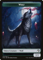 Wolf (013) // Treasure (015) Double-sided Token [Challenger Decks 2022 Tokens] MTG Single Magic: The Gathering  | Multizone: Comics And Games