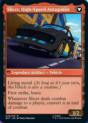 Slicer, Hired Muscle // Slicer, High-Speed Antagonist [Universes Beyond: Transformers] MTG Single Magic: The Gathering  | Multizone: Comics And Games