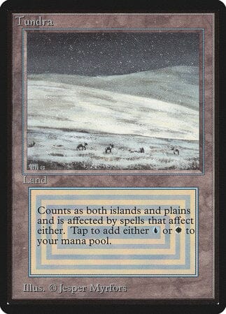 Tundra [Limited Edition Beta] MTG Single Magic: The Gathering  | Multizone: Comics And Games