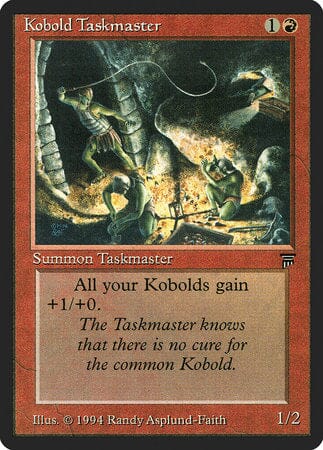 Kobold Taskmaster [Legends] MTG Single Magic: The Gathering  | Multizone: Comics And Games