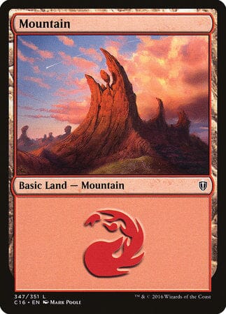 Mountain (347) [Commander 2016] MTG Single Magic: The Gathering  | Multizone: Comics And Games