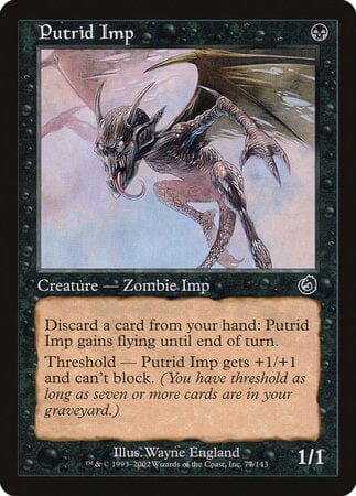 Putrid Imp [Torment] MTG Single Magic: The Gathering  | Multizone: Comics And Games