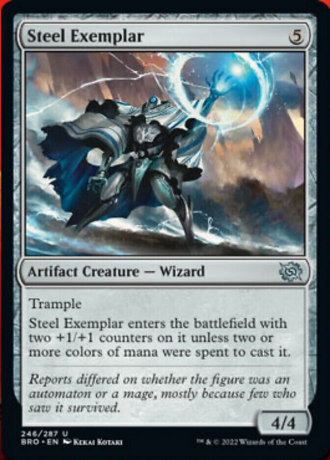 Steel Exemplar [The Brothers' War] MTG Single Magic: The Gathering  | Multizone: Comics And Games