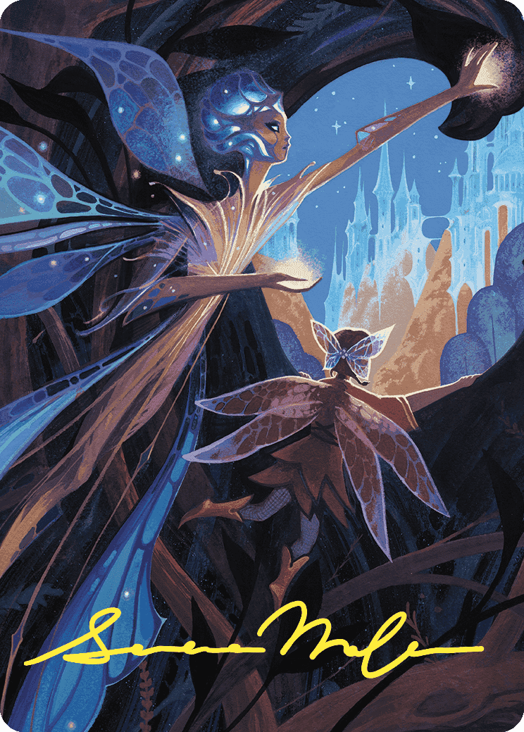Kindred Discovery Art Card (Gold-Stamped Signature) [Wilds of Eldraine Art Series] MTG Single Magic: The Gathering  | Multizone: Comics And Games