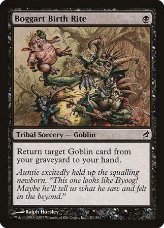 Boggart Birth Rite [Lorwyn] MTG Single Magic: The Gathering  | Multizone: Comics And Games