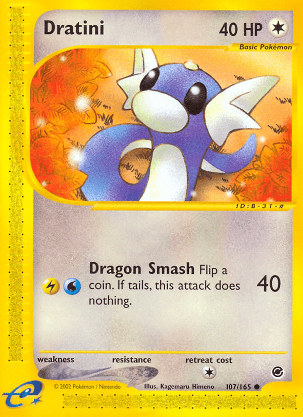 Dratini (107/165) [Expedition: Base Set] Pokemon Single Pokémon  | Multizone: Comics And Games