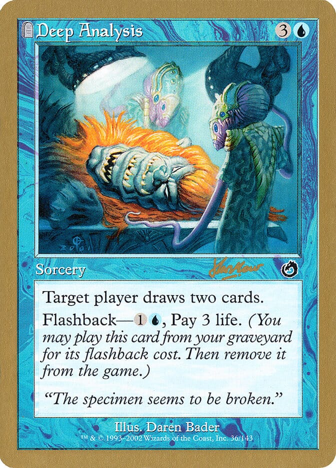 Deep Analysis (Sim Han How) [World Championship Decks 2002] MTG Single Magic: The Gathering  | Multizone: Comics And Games