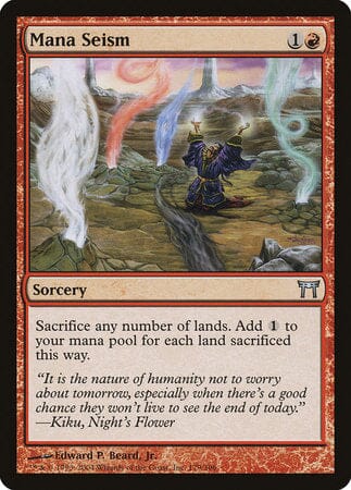 Mana Seism [Champions of Kamigawa] MTG Single Magic: The Gathering  | Multizone: Comics And Games