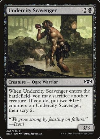 Undercity Scavenger [Ravnica Allegiance] MTG Single Magic: The Gathering  | Multizone: Comics And Games