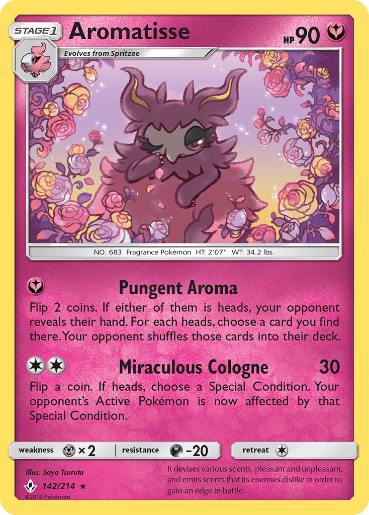 Aromatisse (142/214) [Sun & Moon: Unbroken Bonds] Pokemon Single Pokémon  | Multizone: Comics And Games