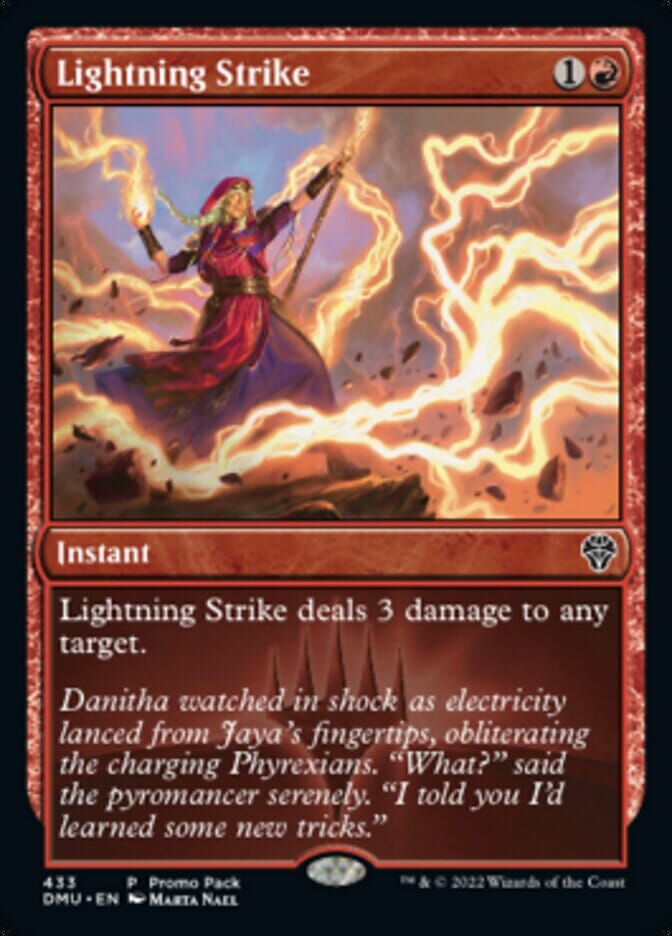 Lightning Strike (Promo Pack) [Dominaria United] MTG Single Magic: The Gathering  | Multizone: Comics And Games