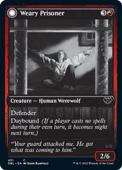 Weary Prisoner // Wrathful Jailbreaker [Innistrad: Double Feature] MTG Single Magic: The Gathering  | Multizone: Comics And Games