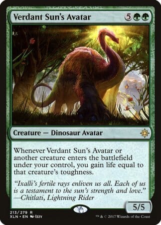 Verdant Sun's Avatar [Ixalan Promos] MTG Single Magic: The Gathering  | Multizone: Comics And Games