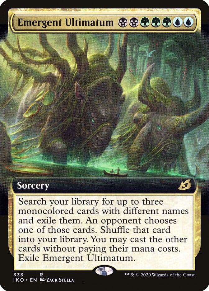 Emergent Ultimatum (Extended Art) [Ikoria: Lair of Behemoths] MTG Single Magic: The Gathering  | Multizone: Comics And Games