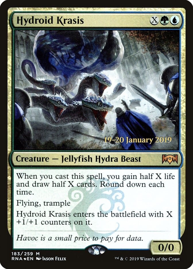 Hydroid Krasis [Ravnica Allegiance Prerelease Promos] MTG Single Magic: The Gathering  | Multizone: Comics And Games