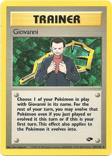 Giovanni (104/132) [Gym Challenge Unlimited] Pokemon Single Pokémon  | Multizone: Comics And Games