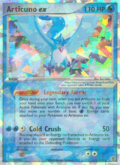 Articuno ex (114/112) [EX: FireRed & LeafGreen] Pokemon Single Pokémon  | Multizone: Comics And Games