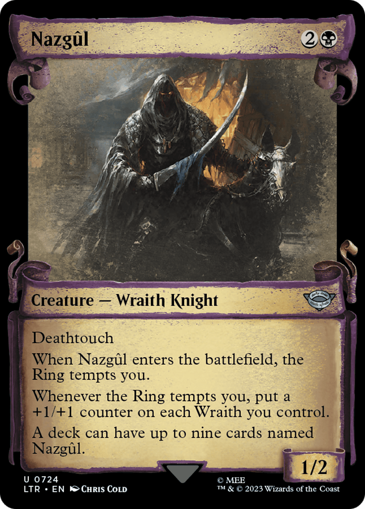 Nazgul (0724) [The Lord of the Rings: Tales of Middle-Earth Showcase Scrolls] MTG Single Magic: The Gathering  | Multizone: Comics And Games