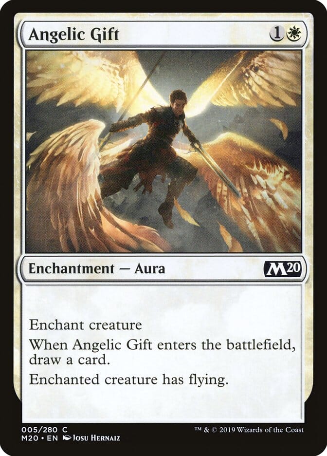 Angelic Gift [Core Set 2020] MTG Single Magic: The Gathering  | Multizone: Comics And Games