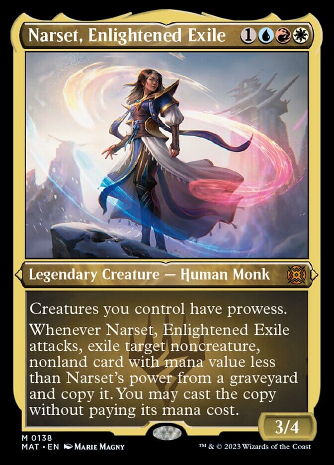 Narset, Enlightened Exile (Foil Etched) [March of the Machine: The Aftermath] MTG Single Magic: The Gathering  | Multizone: Comics And Games
