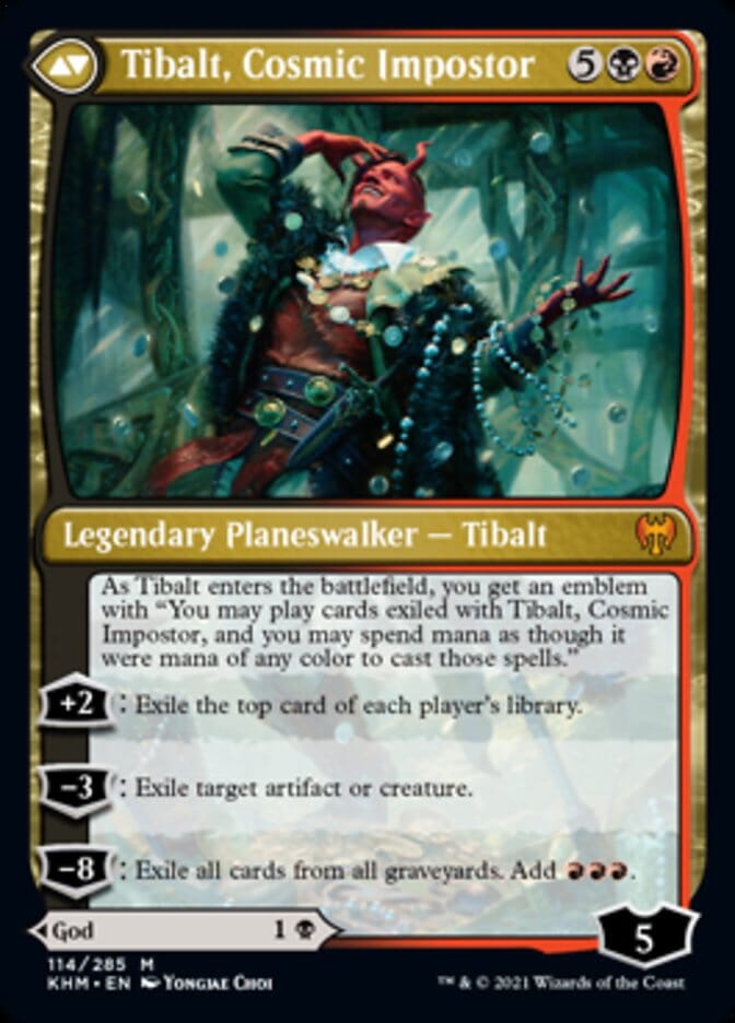 Valki, God of Lies // Tibalt, Cosmic Impostor [Kaldheim] MTG Single Magic: The Gathering  | Multizone: Comics And Games