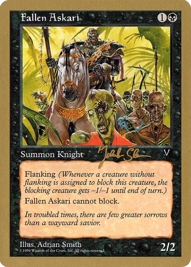 Fallen Askari (Jakub Slemr) [World Championship Decks 1997] MTG Single Magic: The Gathering  | Multizone: Comics And Games