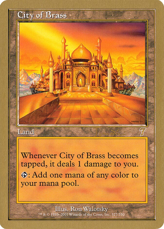 City of Brass (Jan Tomcani) [World Championship Decks 2001] MTG Single Magic: The Gathering  | Multizone: Comics And Games