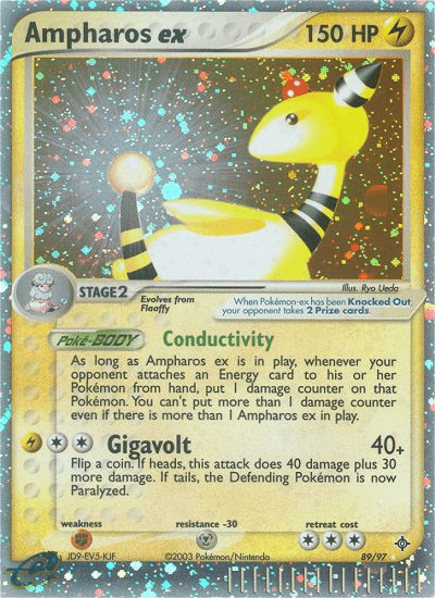 Ampharos ex (89/97) [EX: Dragon] Pokemon Single Pokémon  | Multizone: Comics And Games