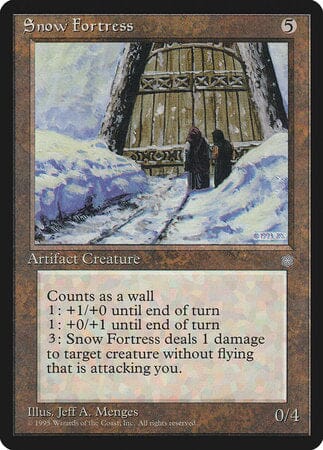 Snow Fortress [Ice Age] MTG Single Magic: The Gathering  | Multizone: Comics And Games