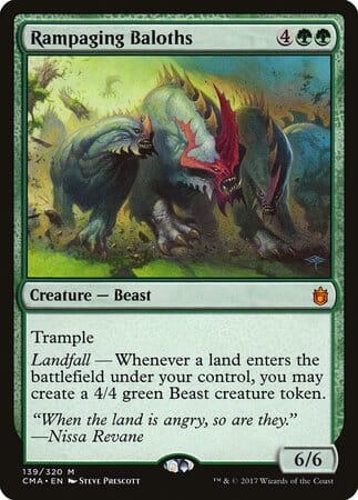 Rampaging Baloths [Commander Anthology] MTG Single Magic: The Gathering  | Multizone: Comics And Games