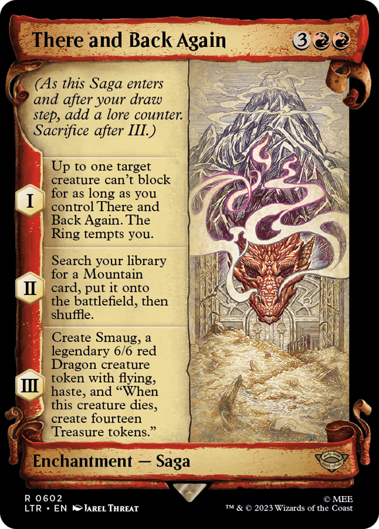 There and Back Again [The Lord of the Rings: Tales of Middle-Earth Showcase Scrolls] MTG Single Magic: The Gathering  | Multizone: Comics And Games