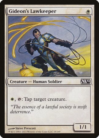 Gideon's Lawkeeper [Magic 2012] MTG Single Magic: The Gathering  | Multizone: Comics And Games