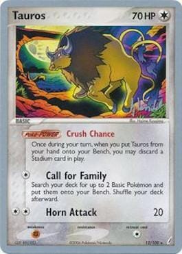 Tauros (12/100) (Empotech - Dylan Lefavour) [World Championships 2008] Pokemon Single Pokémon  | Multizone: Comics And Games
