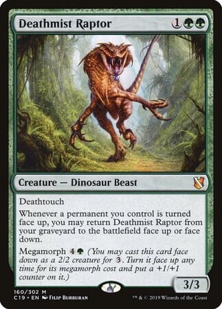 Deathmist Raptor [Commander 2019] MTG Single Magic: The Gathering  | Multizone: Comics And Games