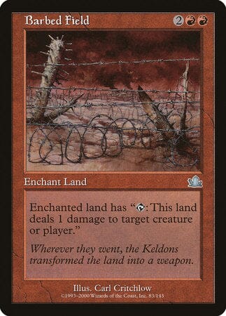 Barbed Field [Prophecy] MTG Single Magic: The Gathering  | Multizone: Comics And Games
