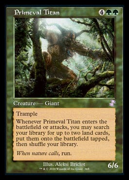 Primeval Titan (Timeshifted) [Time Spiral Remastered] MTG Single Magic: The Gathering  | Multizone: Comics And Games