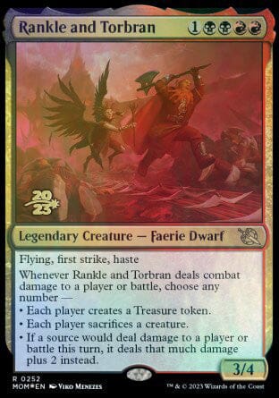 Rankle and Torbran [March of the Machine Prerelease Promos] MTG Single Magic: The Gathering  | Multizone: Comics And Games